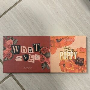 ColourPop 'Whatever' and 'Big Poppy' Eyeshadow Palettes
